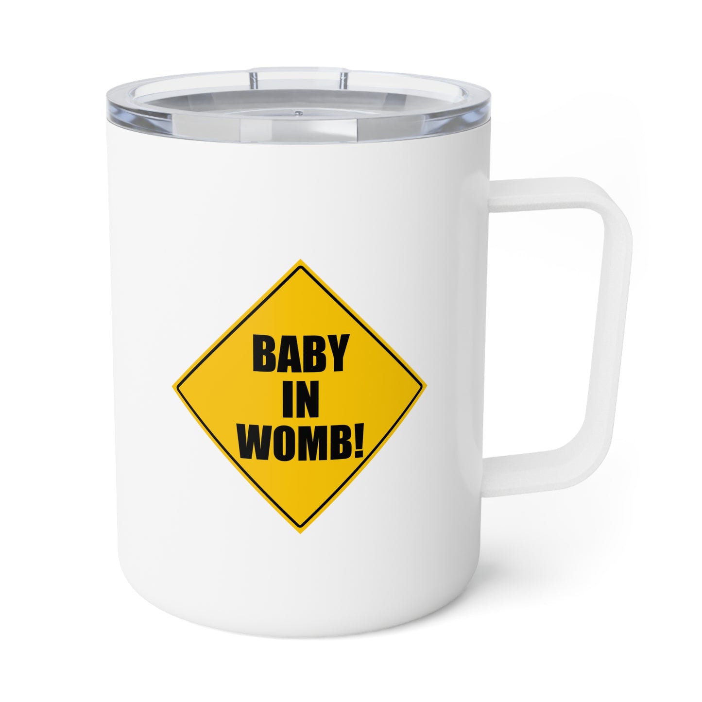 Baby In Womb Insulated Coffee Mug, 10oz