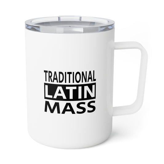 Traditional Latin Mass Insulated Coffee Mug, 10oz