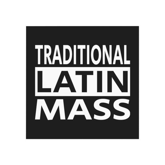 Traditional Latin Mass (TLM) Car Magnet