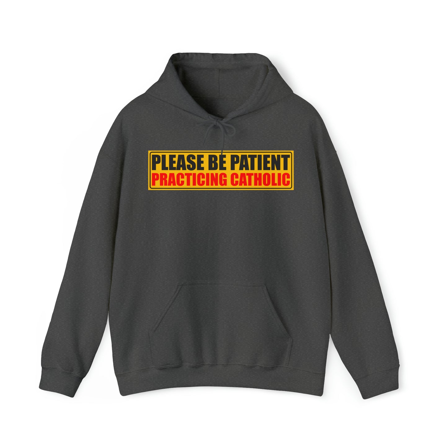 Please Be Patient Practicing Catholic Hoodie